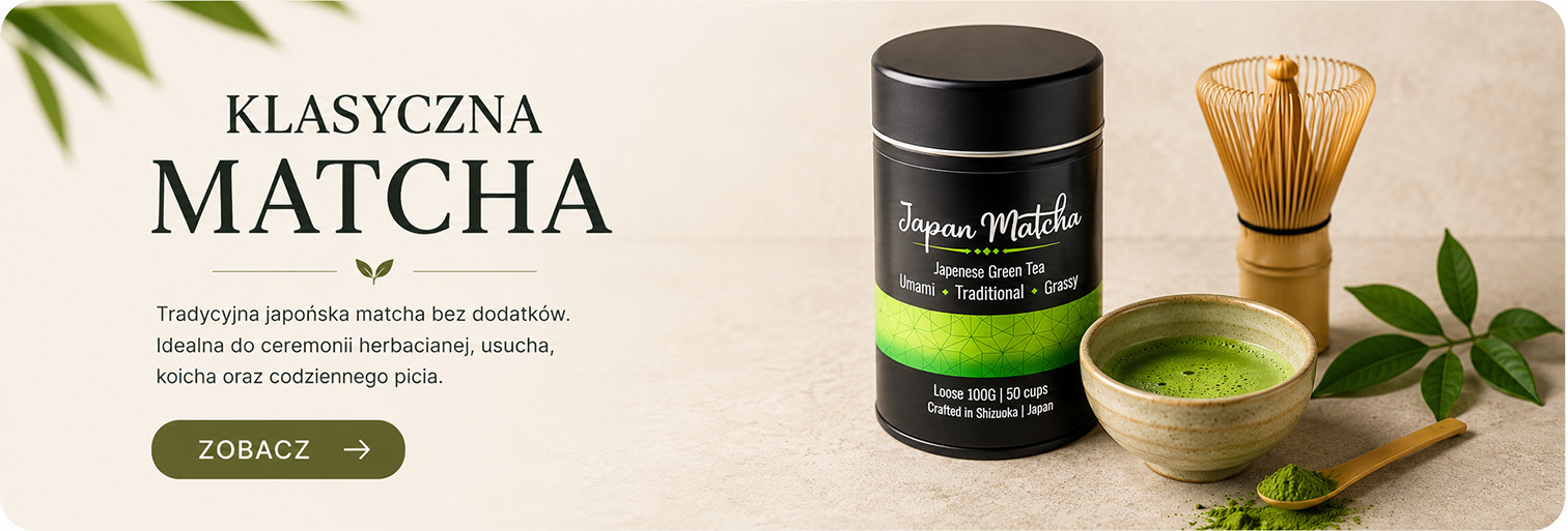 Klasyczna japońska matcha w metalowej puszce – Leo Tea